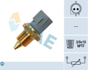 Датчик температури охолоджувальної рідини FAE 33430 (фото 1)