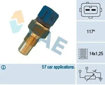 Датчик температуры жидкости охлаждения FAE 34440