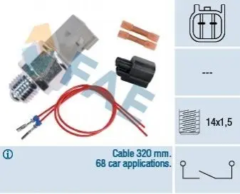Перемикач, ліхтар заднього ходу FAE 40593