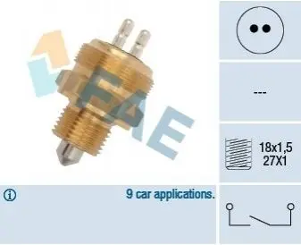 Перемикач, ліхтар заднього ходу FAE 40690