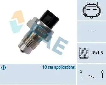 Перемикач, ліхтар заднього ходу FAE 40847