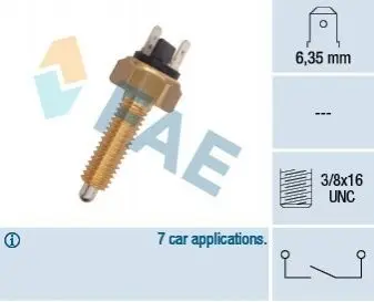 Вимикач світла задній хід LAND ROVER DISCOVERY I, RANGE ROVER II 06.89-03.02 FAE 40960