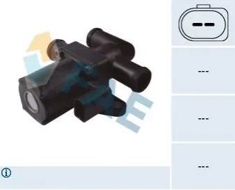Клапан обогревателя MAN TGE AUDI A3, A6 C8, A7, A8 D5, Q5, Q7 PORSCHE CAYENNE, MACAN SEAT ALHAMBRA VW AMAROK, ARTEON, ARTEON SHOOTING BRAKE, ATLAS, CADDY III 1.0-Electric 05.02- FAE 55014