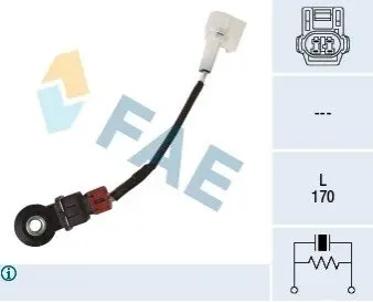 Датчик детонації SUBARU FORESTER, IMPREZA, LEGACY III, OUTBACK 1.6/2.0/2.5 08.92-06.09 FAE 60252