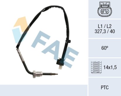 Датчик температуры ОГ MB Sprinter 2.2 CDTI 09-(OM651) FAE 68027