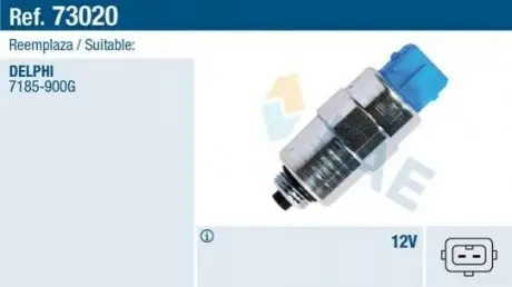 Клапан паливного насосу FAE 73020