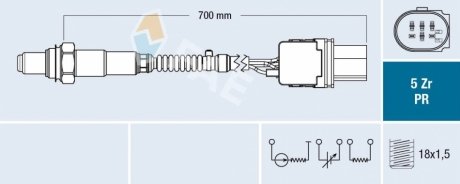 Лямбда зонд Skoda Octavia/VW Golf VI/VII 2.0 TDI 12- FAE 75127