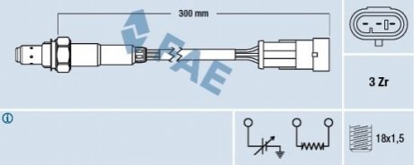 Лямбда-зонд FAE 77121