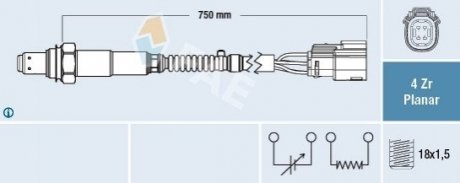 Лямбда-зонд FORD 1.0 ECOBOOST FAE 77650 (фото 1)