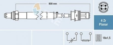 Лямбда-зонд FAE 77691 (фото 1)