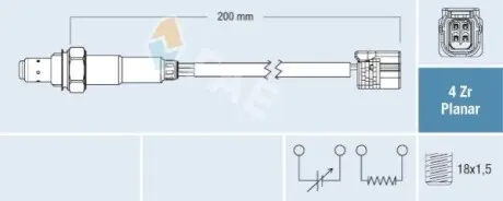 Кисневий датчик FAE 77786