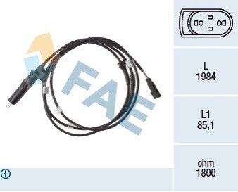 Датчик ABS FAE 78475 (фото 1)