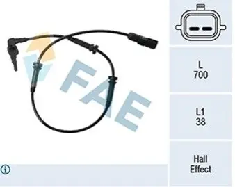 Датчик АБС FAE 78503