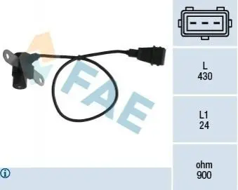 Імпульсний датчик, колінчатий вал FAE 79032
