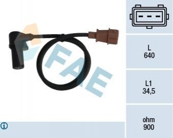 Датчик частоти обертання, керування двигуном FAE 79076 (фото 1)