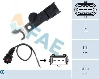 Датчик, положення дросельної заслінки FAE 79167