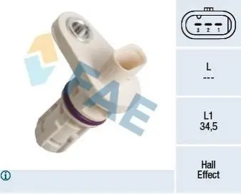 Датчик положення колінвалу Opel Corsa 1.0/1.4 09 FAE 79395