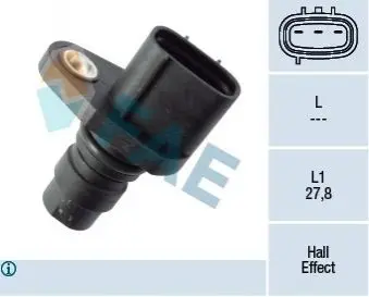Датчик положения коленвала OPEL ASTRA 07- FAE 79403