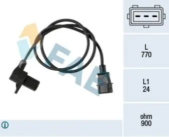Датчик коленчатого вала FAE 79451