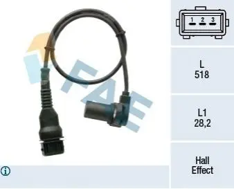 Датчик, положення кулачкового вала FAE 79454