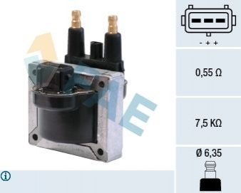 Котушка запалення - (7700850999, 7700854306, 7700872265) FAE 80234