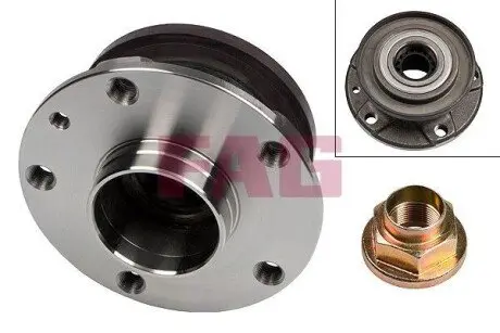 Комплект підшипника колеса задн (із ABS) ALFA ROMEO 166 2.0-3.2 09.98-06.07 FAG 713606290