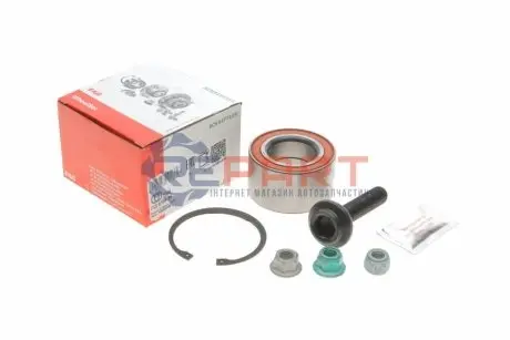 Комплект підшипника колеса передн Лів/Прав (40x74x40) AUDI A3, TT SEAT LEON VW GOLF IV 1.8/3.2 10.98-06.06 FAG 713610880