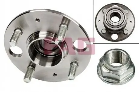 Комплект підшипника колеса задн (із ABS) HONDA CIVIC V, CIVIC VI, CONCERTO, CRX III 1.4-2.0D 08.89-03.01 FAG 713617110