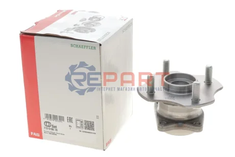 Комплект підшипника колеса задн TOYOTA ECHO, YARIS, YARIS VERSO 1.0-1.5 04.99-11.05 FAG 713618670 Купити в Україні