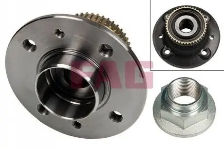 Комплект підшипника колеса задн RENAULT LAGUNA I 1.8/2.0/2.2D 11.93-03.01 FAG 713630640