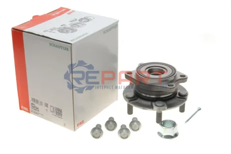 Подшипник ступицы (передней) Nissan Qashqai/X-Trail 1.2-2.5 dCi/DIG-T 13- (+ABS) FAG 713 6332 00 Купить в Украине