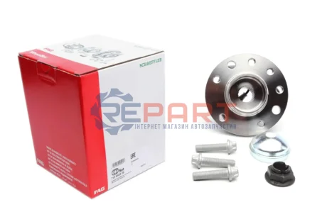 Комплект підшипника колеса передн CHEVROLET VECTRA OPEL ASTRA H, ASTRA H CLASSIC, ASTRA H GTC, ZAFIRA B 1.2-2.2 01.04 FAG 713644320