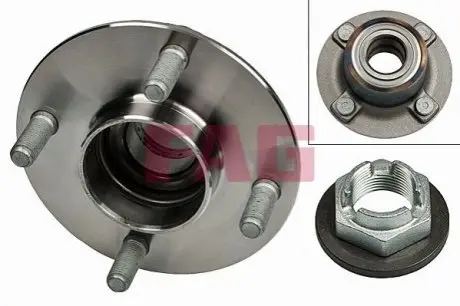 Комплект підшипника колеса задн FORD COUGAR, FIESTA, MONDEO I, MONDEO II 1.3-2.5 03.89-08.03 FAG 713678340