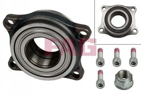 Комплект підшипника колеса передн ALFA ROMEO 156, 166, GT LANCIA THESIS 1.6-3.2 02.97-09.10 FAG 713690760