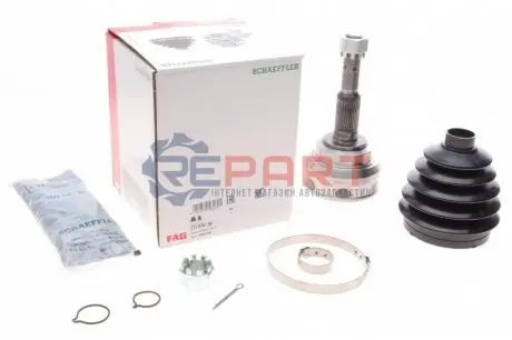 ШРКШ (зовнішній) Opel Astra F/G 93-05/Zafira A 99-05/Vectra B 95-02 (33z/25z) FAG 771078730 Купити в Україні