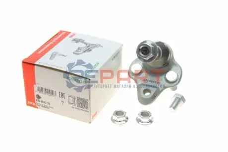 Шарова опора Лів/Прав (нижн передн) TOYOTA CELICA, COROLLA, COROLLA VERSO, PRIUS, PRIUS PHV, RAV 4 II, YARIS CROSS 1.2-2.4 05.92 FAG 825 0013 10 Купити в Україні