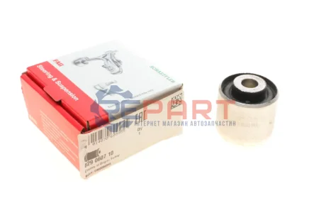 Фото 1 — Сайлентблок важеля (переднього/знизу/спереду/ззовні) Audi A5/A6/A8/Q5/VW Phaeton 02- (попер.) FAG (829060710) Фото Сайлентблок важеля (переднього/знизу/спереду/ззовні) Audi A5/A6/A8/Q5/VW Phaeton 02- (попер.) FAG (829060710) зображення 1