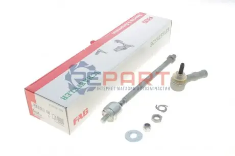 Рульова тяга(з наконечником) Лів (dł.336mm) RENAULT TWINGO I 1.0/1.2/1.2LPG 03.93-06.12 FAG 840141710 Купити в Україні