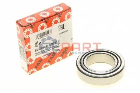 Підшипник колеса - одиничний передн MITSUBISHI COLT I, LANCER F 1.2/1.4 12.78-01.84 FAG KLM29749LM29710 Купити в Україні