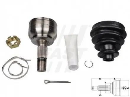 ШРКШ (зовнішній) Citroen C4/Peugeot 207/307 1.4/1.6 16V 00- (25x22x134) FAST FT25087K