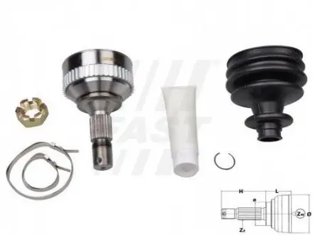 ШРКШ зовн. 25z/34z/58,5mm ABS:48 Citroen Berlingo, C3 Picasso, C4 II, DS4, Xsara Picasso Peugeot 207, 3008, 308, 1.4-2.0D 12.99- FAST FT25088K Купить в Украине