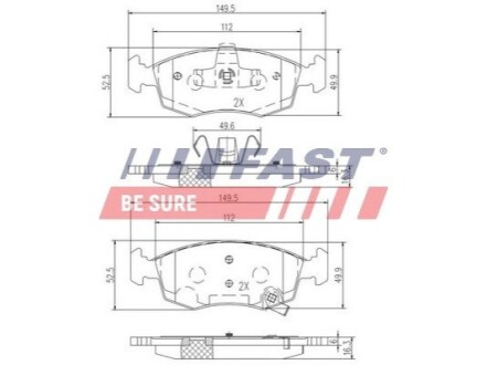 Автозапчастина FAST FT29042