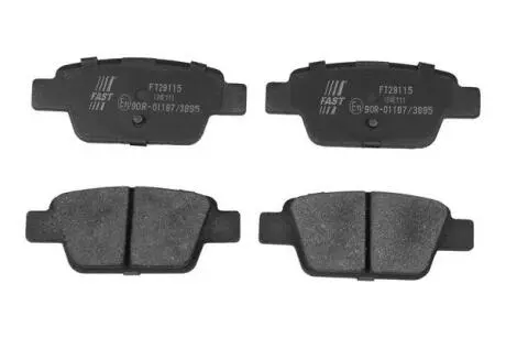 Колодки гальмівні (задні) Fiat Bravo II 07-14/Stilo 01-08/Linea 07-/Multipla 99-10/Lancia Delta 08 FAST FT29115