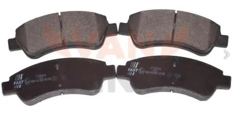 Комплект гальмівних колодок (передніх) Citroen C2/C4 04-/C3 09-/Berlingo/Peugeot 206/307 96-/207 06-/208 12- FAST FT29519 Купити в Україні