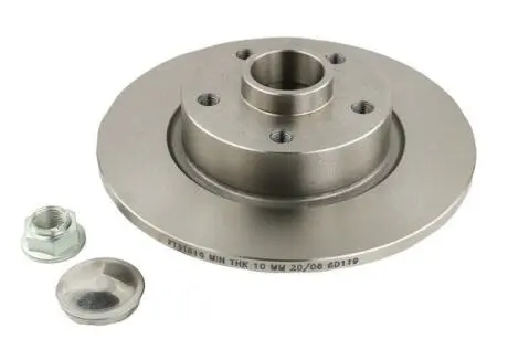 Диск гальмівний (задній) Renault Trafic III/Opel Vivaro B 14- (280x12) (з підшипником) (+ABS) FAST FT31516 Купити в Україні