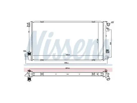 Радіатор двигуна FAST FT55567 Купити в Україні