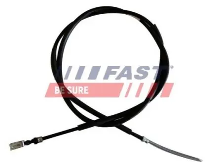 Трос ручника (задній) (R) Fiat Scudo/Peugeot Expert 96-06 (2286mm) (бараб. торм.) FAST FT69104