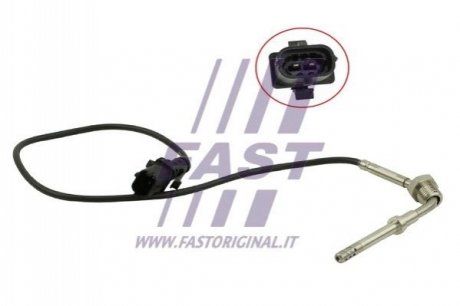 Датчик температури випускних газів Fiat Fiorino 1.3D 07-/Qubo 1.3D 08- FAST FT80234 (фото 1)