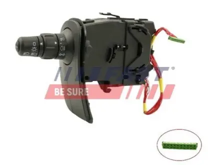 Перемикач підрульовий Renault Kangoo 1.5dCi 10- (L) (світ/туманки) FAST FT82070 Купити в Україні