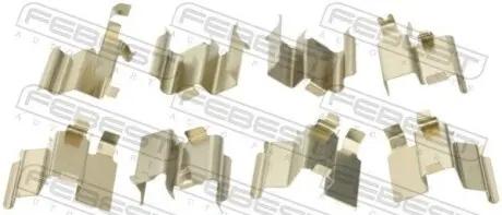 Монтажний комплект гальмівних колодок FEBEST 0103UZJ100R Купити в Україні